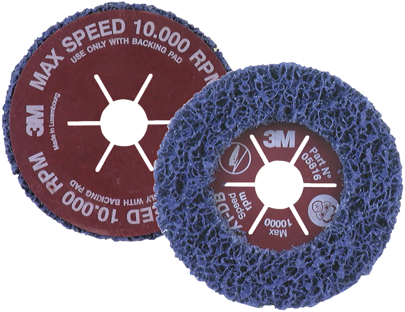 Grovslipeplate CG-DB, XCRS, blå 178×22mm pk/10