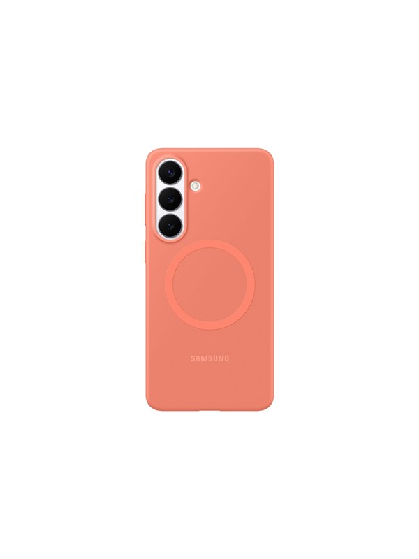 Samsung Galaxy S26+ Silicone Magnet Case - Coral Red