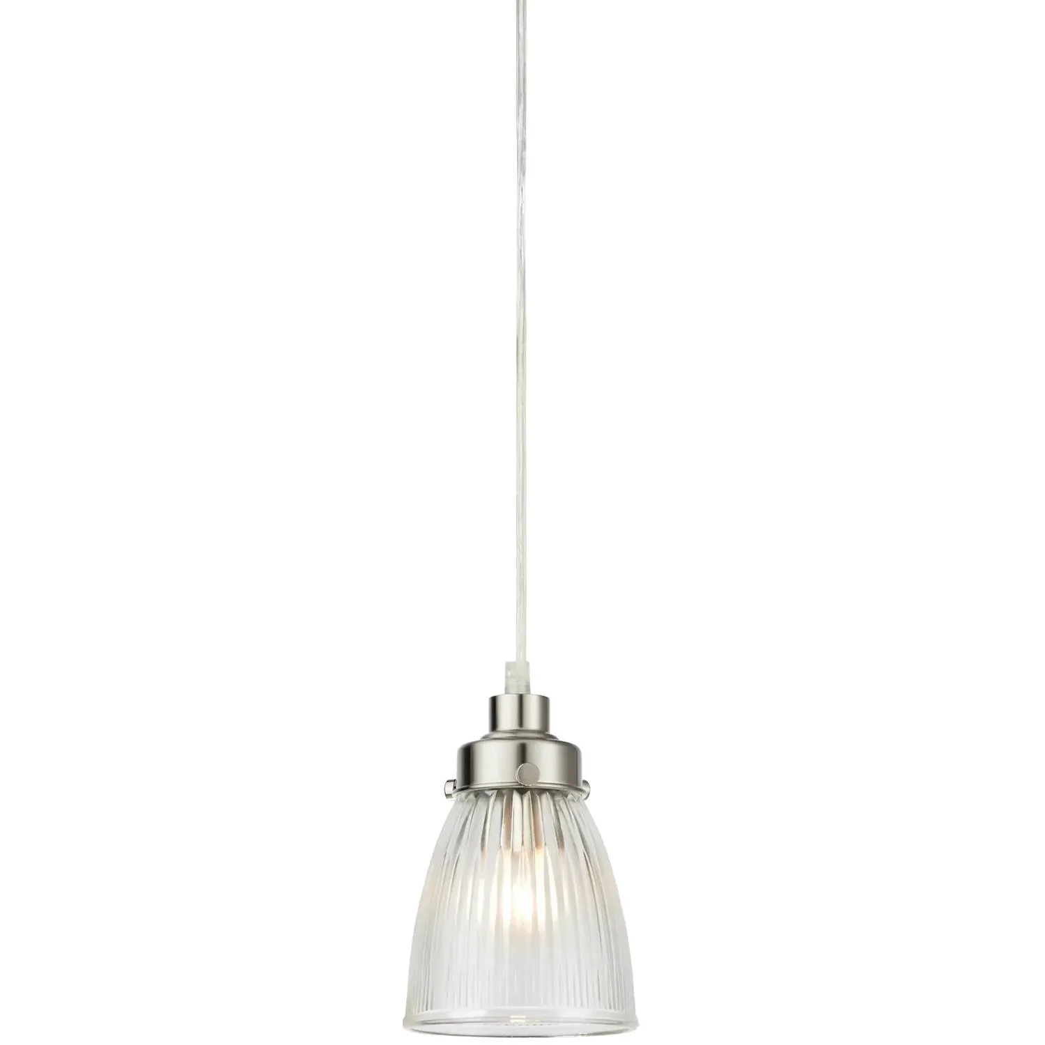 Markslöjd BELLIS 1L Clear/satin Nickel