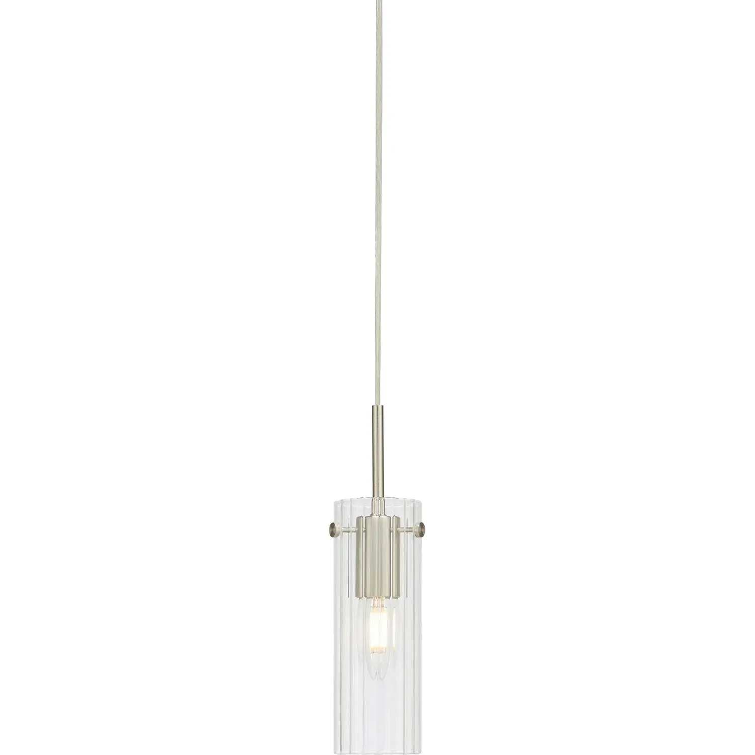 Markslöjd TIBIA 1L Clear/satin Nickel