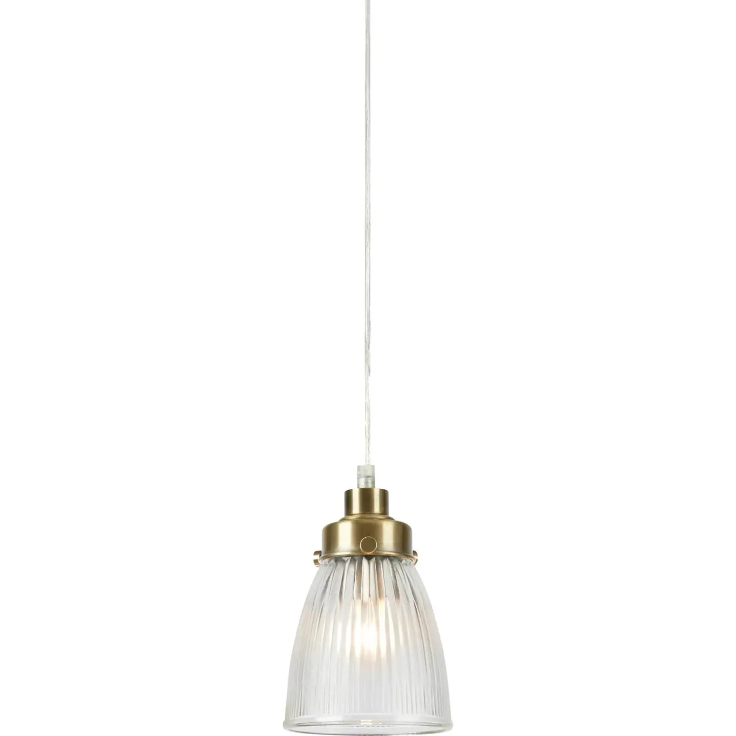 Markslöjd BELLIS 1L Clear/Antique Brass