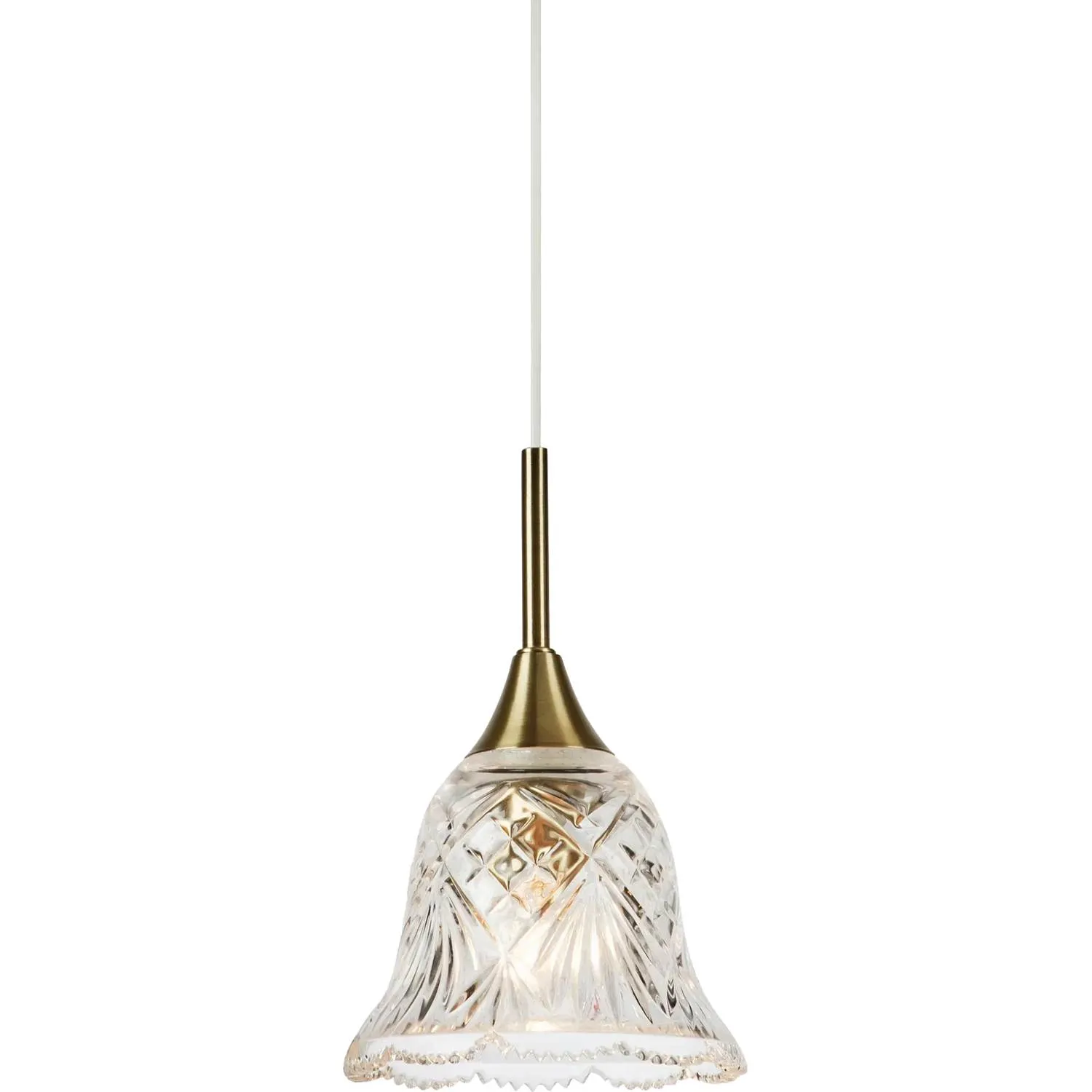 Markslöjd LUNA 1L Clear/Antique Brass