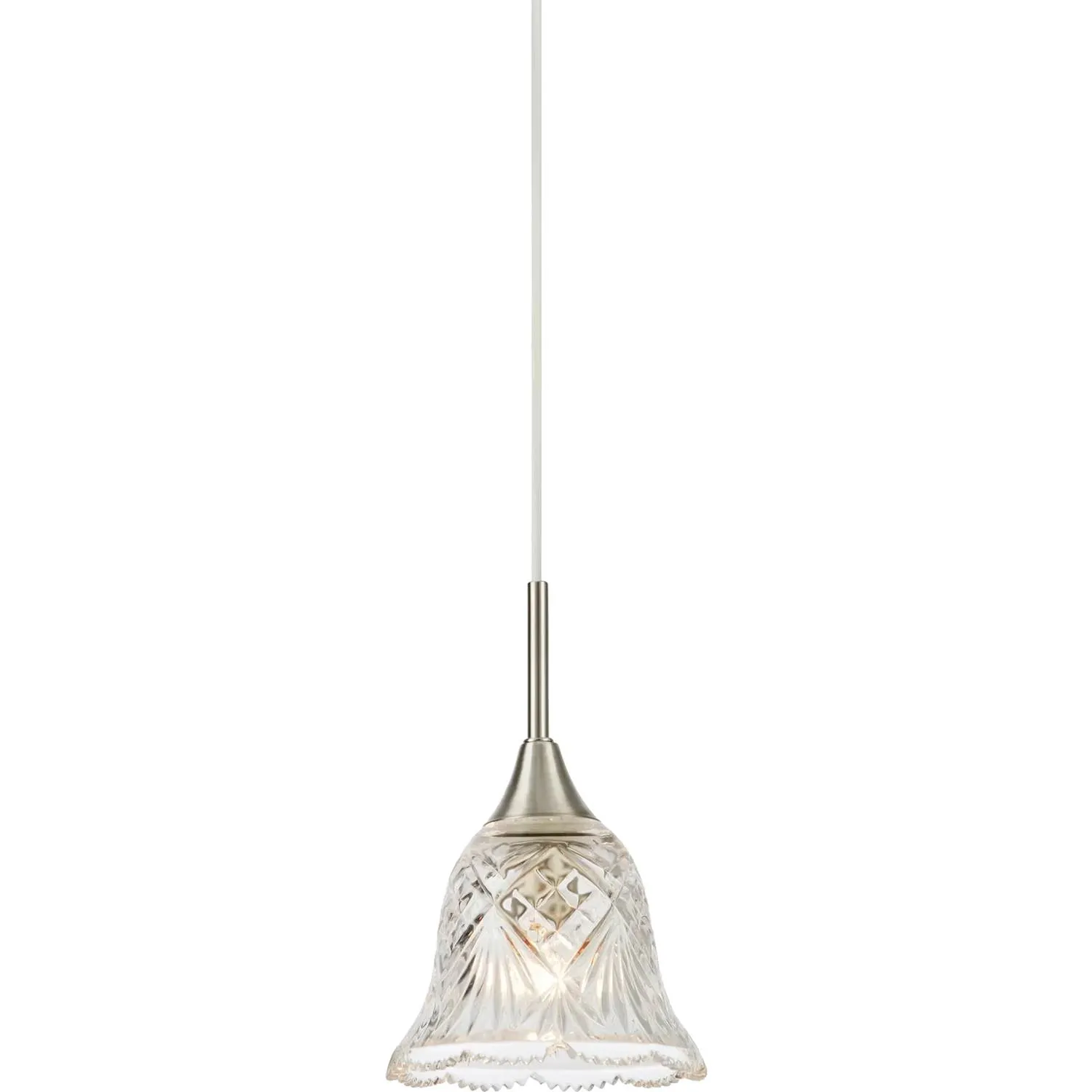 Markslöjd LUNA 1L Clear/satin Nickel