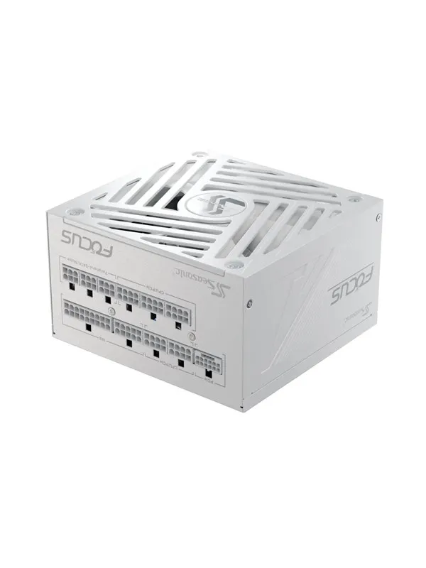 Seasonic FOCUS GX-850 White Strømforsyning (PSU) - 850 Watt - 135 mm - ATX 3.1 - 80 Plus Gold sertifisert