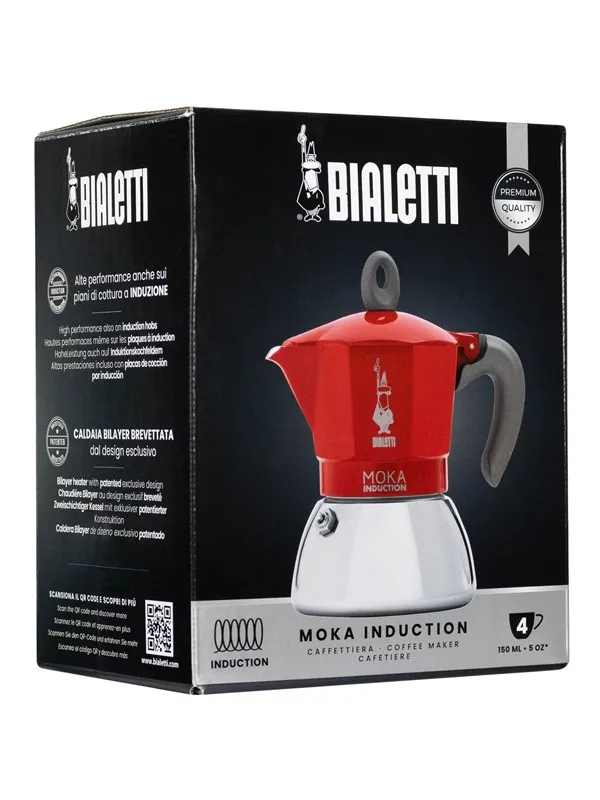 Bialetti Moka Induction 2.0 - 4 cups