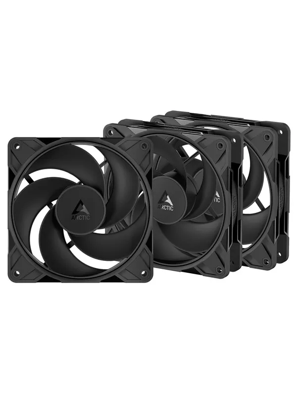 Arctic P12 Pro Reverse - 3 Pack - Kabinettvifte - 120mm - Svart