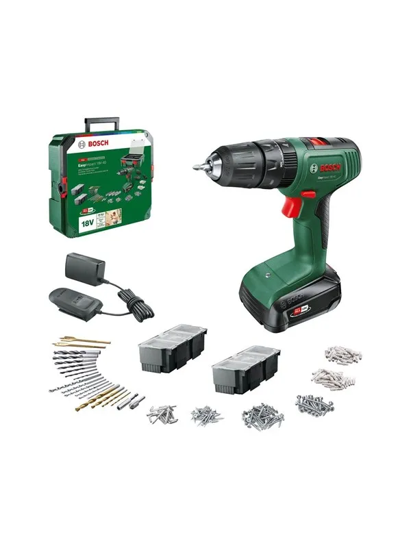 Bosch Easy Impact 18V-40 + SystemBox CORDLESS DRILL/DRIVER WITH TWO GEARS