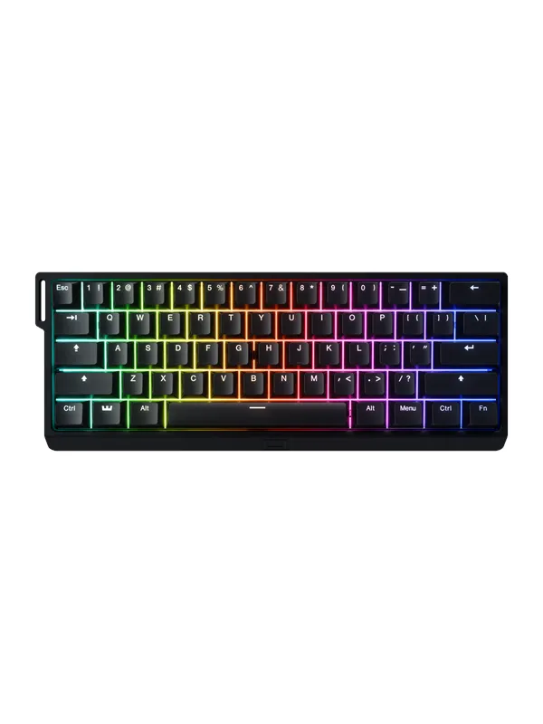 Wooting 60HE+ - US-ANSI - Linear60 (Rev1) - Gamingtastatur - Uten numpad - US Internasjonal - Svart