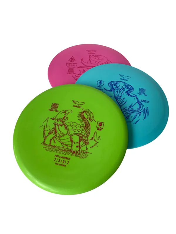 ASG Disc Golf set with 3 disc's
