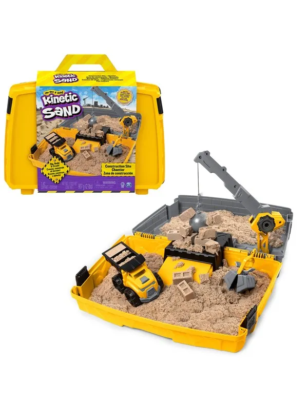 Kinetic Sand Construction Folding Sandbox