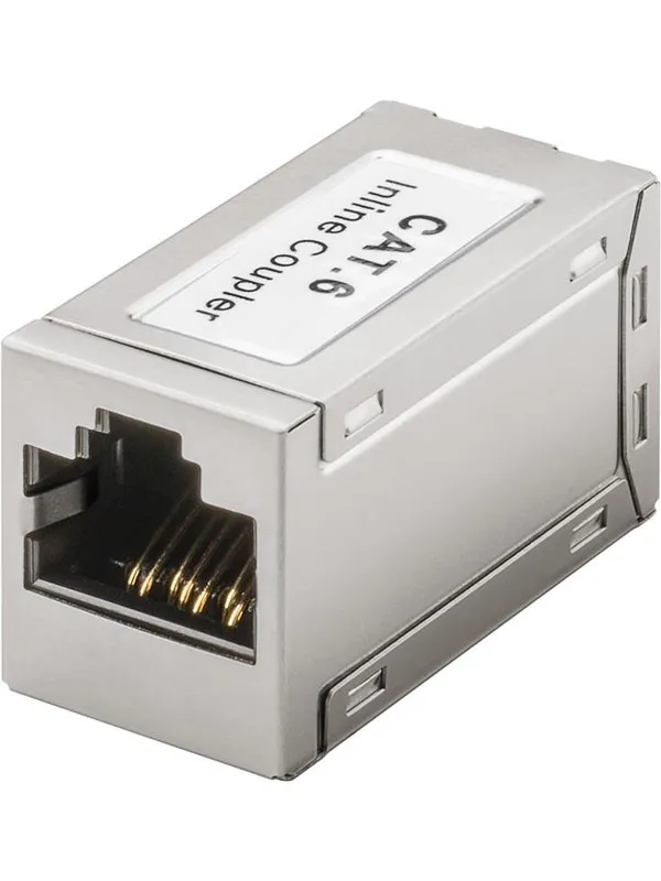 Pro RJ45 Modular coupler CAT 6 - Sølv