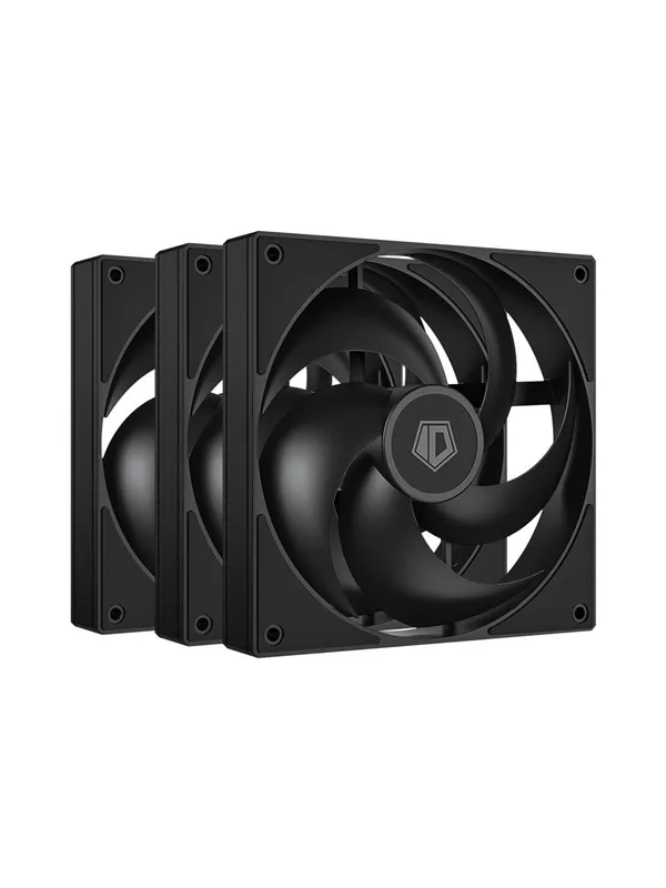 ID-Cooling AS-120-K TRIO - Kabinettvifte - 120mm - Svart - 27 dBA