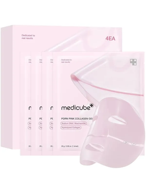 Medicube Salmon DNA PDRN Pink Collagen Jelly Gel Mask 4 pcs