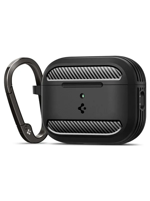 Spigen Rugged Armor - matte black - AirPods Pro 3