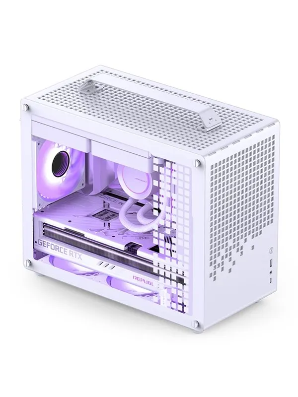 Jonsbo Z20 Micro-ATX White - Kabinett - Minitower - Hvit