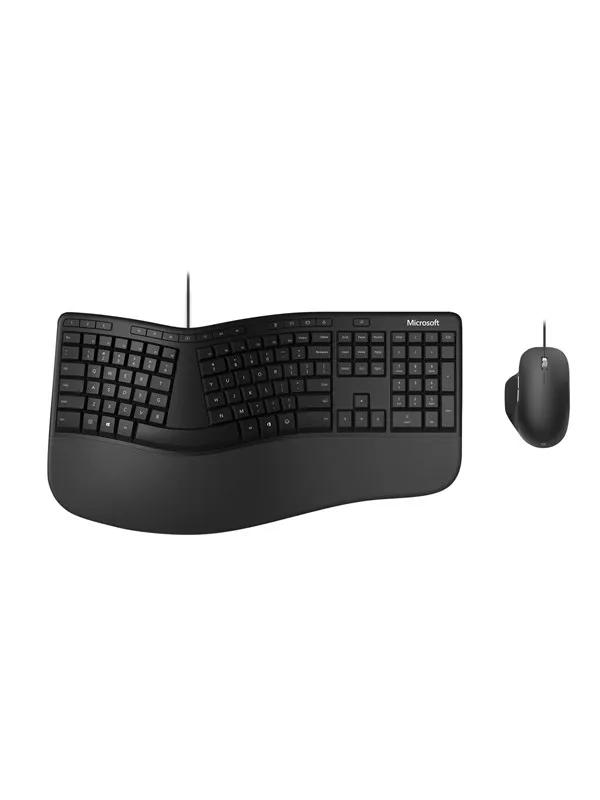 Microsoft Ergonomic Desktop for Business - Tastatur & Mussett - Nordisk - Svart