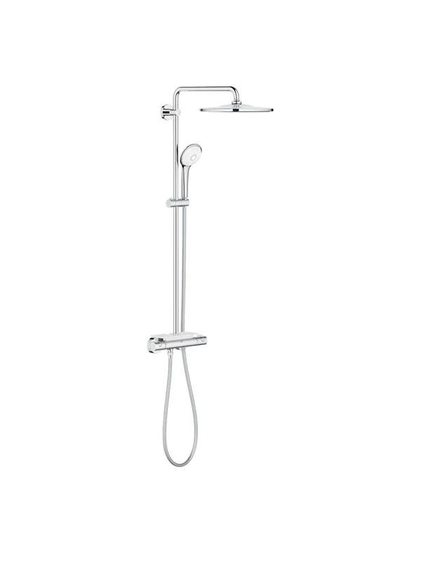 Grohe Euphoria 310 dusjsystem med termostat for vegg, krom