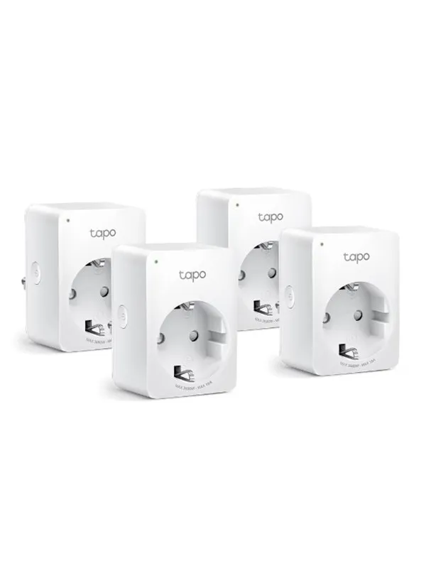 TP-Link Tapo P110 (4 stk.) Mini Smart WiFi Socket Energy Monitoring