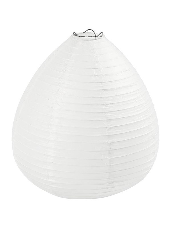 Creativ Company Rice Paper Lamp White Drop 27cm