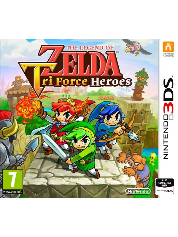 The Legend of Zelda: Tri Force Heroes - Nintendo 3DS - Action