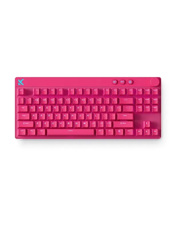 MCHOSE Mix 87 Mount Tai Magnetic Hall Effect - Gamingtastatur - Uten numpad - Engelsk (USA) - Rød