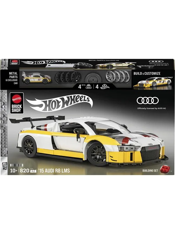 Hot Wheels Brick Shop Elite Series Audi R8 LMS