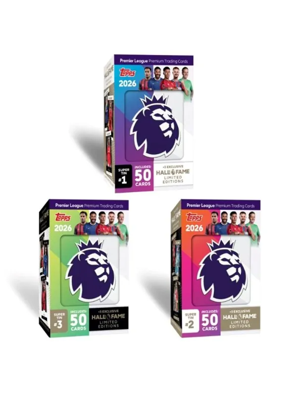 Topps Premier League Super Tin Assorted