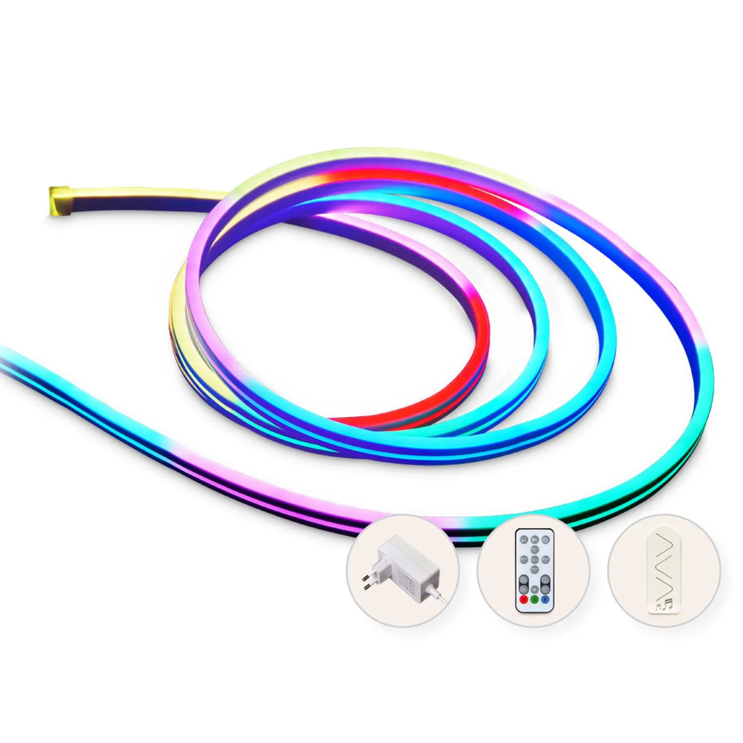 Llitt Alexandra Ledstrip kit RGBIC Neon Smart 2 m