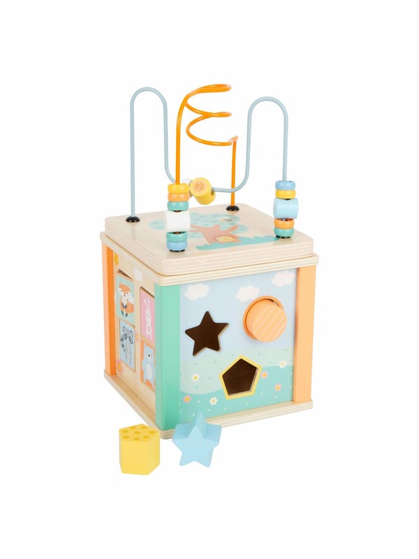 Small Foot - Wooden Activity Cube and Motor Skills