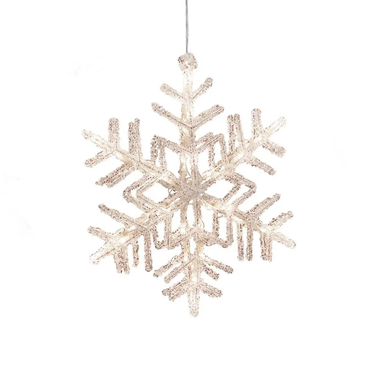 Konstsmide Snöflinga 30 cm vvita LED