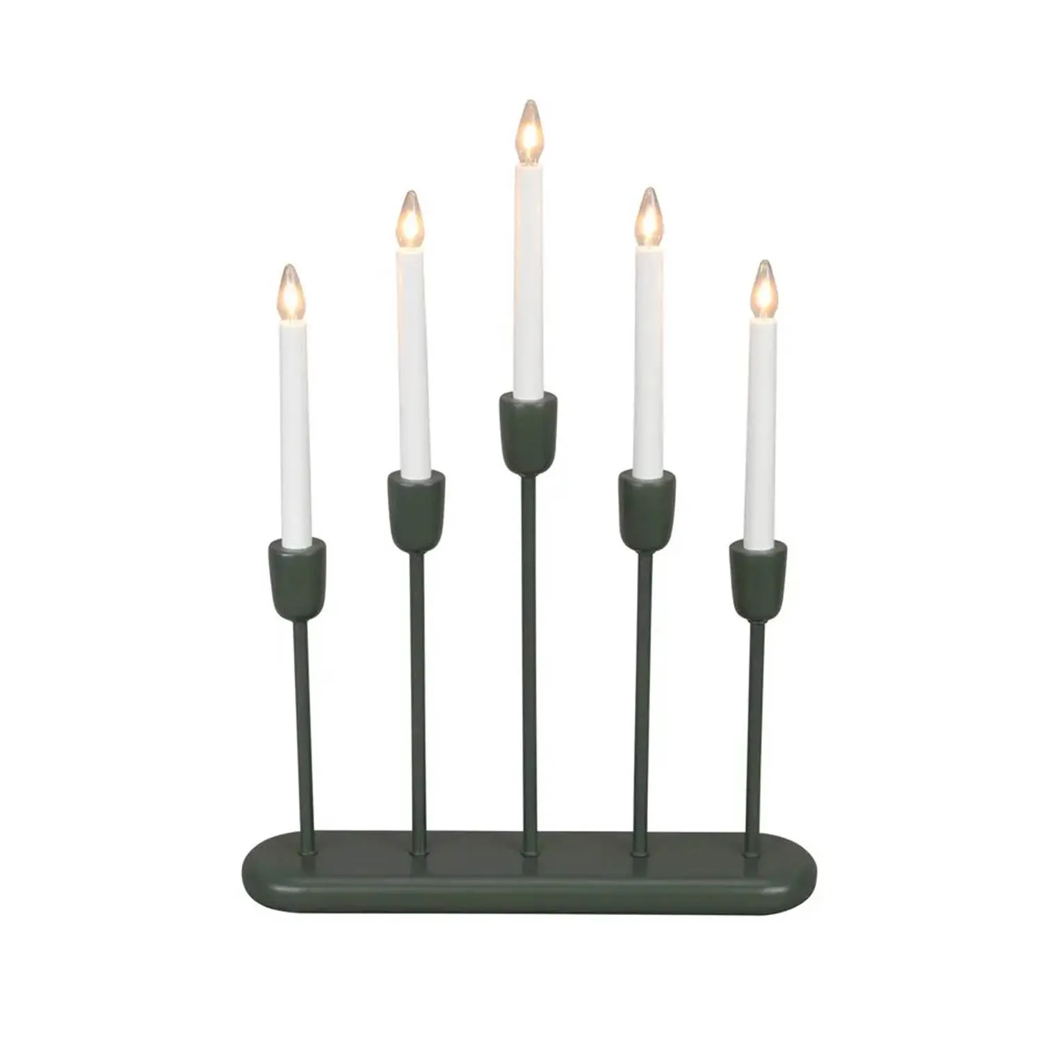 Konstsmide 5 ljus trä/metall
