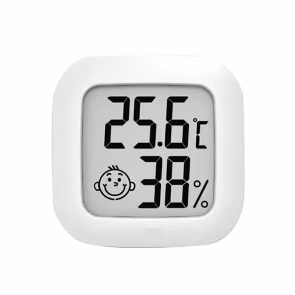 Mini-hygrometer for temperatur og luftfuktighet