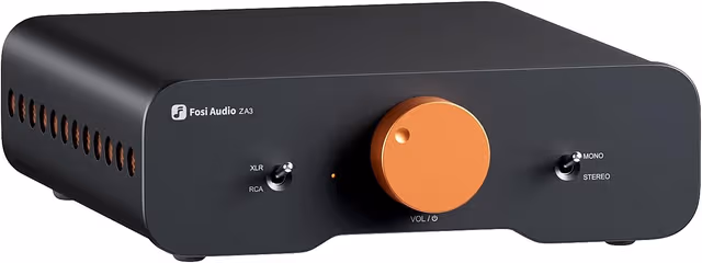 Fosi Audio ZA3 balansert stereoforsterker Home Audio Component Mini 2-kanals monoforsterker TPA3255 for Subwoofer Desktop hjemmekino