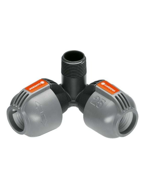 Gardena Vinkelstykke 25 mm x 3/4" med hann-gjenger