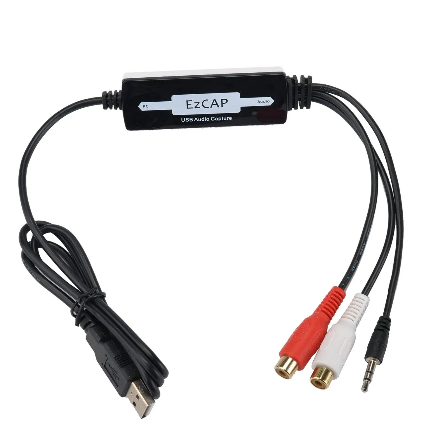 Ezcap216 USB-lydopptak analog til digital lydkonverter