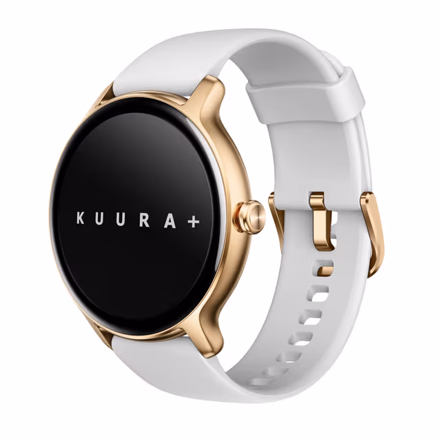 Kuura+ Smartklokke WS - Hvitt gull