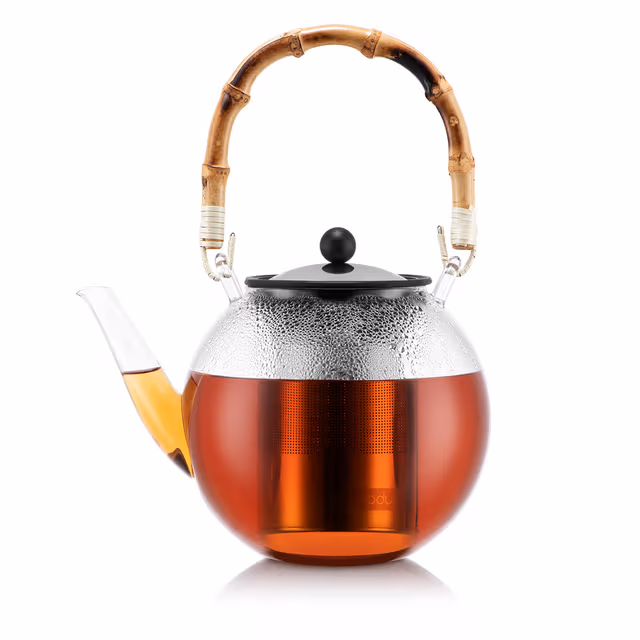 Bodum Tepresse med filter i rustfritt stål og bambushåndtak ASSAM 1.5 L