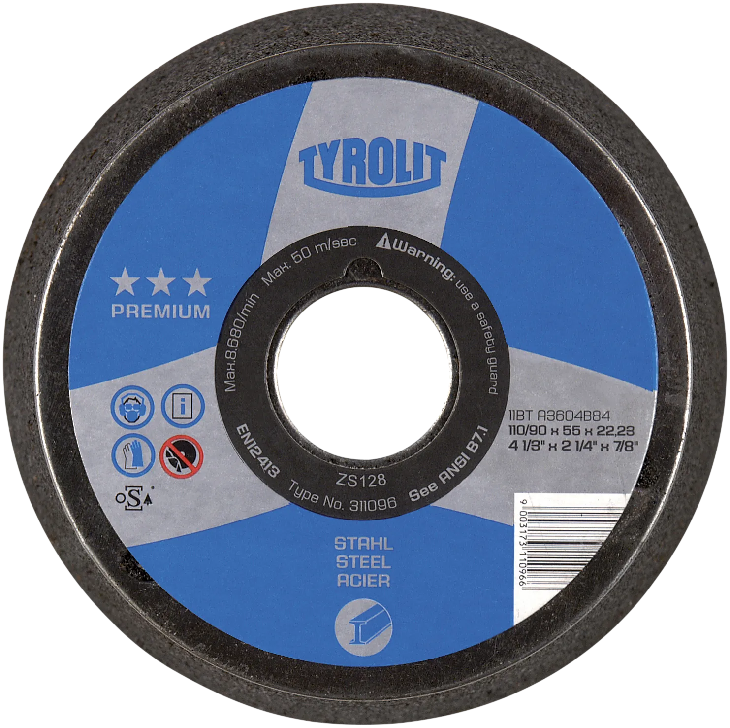 Kopstein Premium 11BT 110×55×22,23 A16P4B84