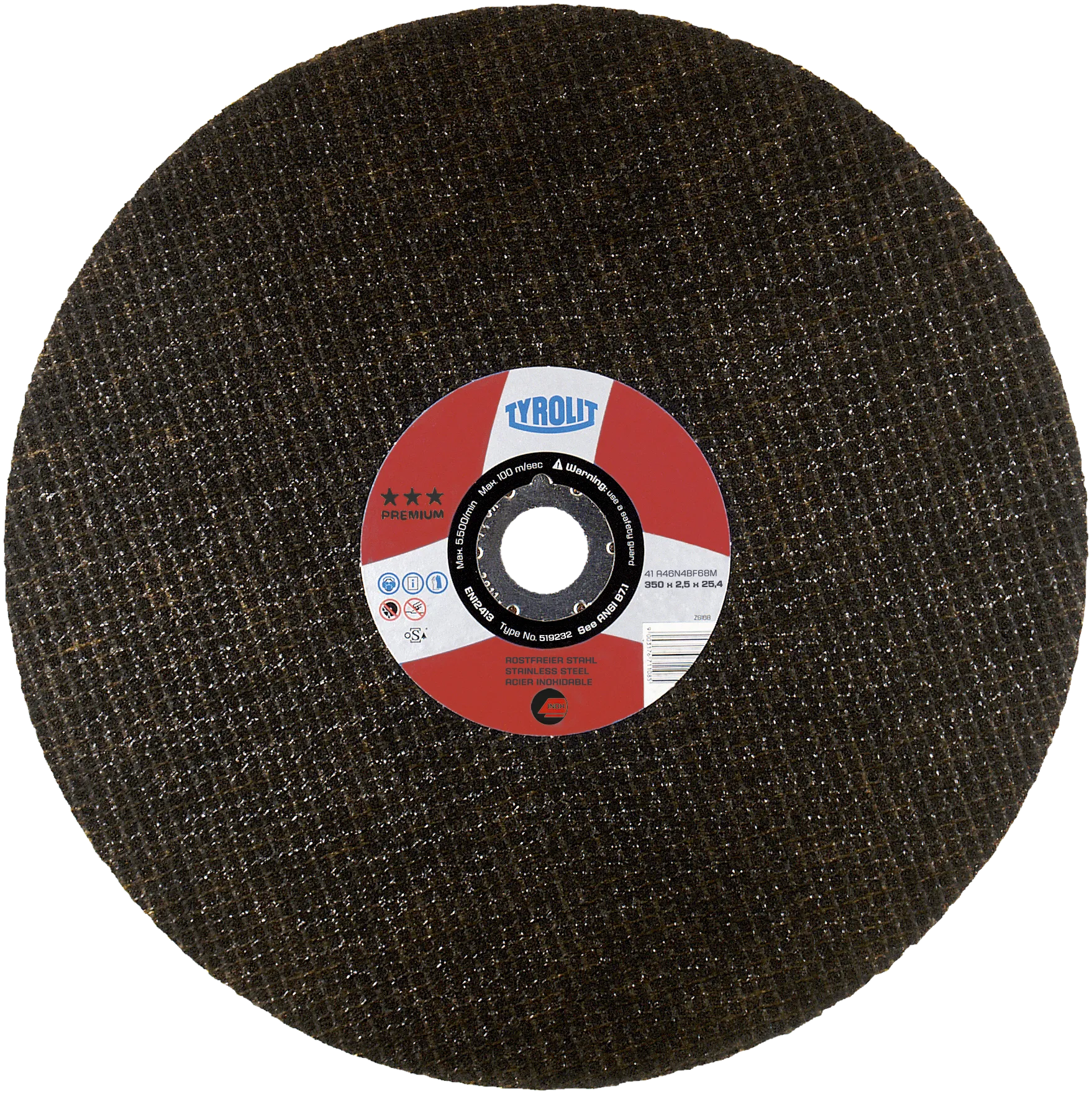 Kappeskive Premium 41F ø350×2,5×25,4 A46N4BF68