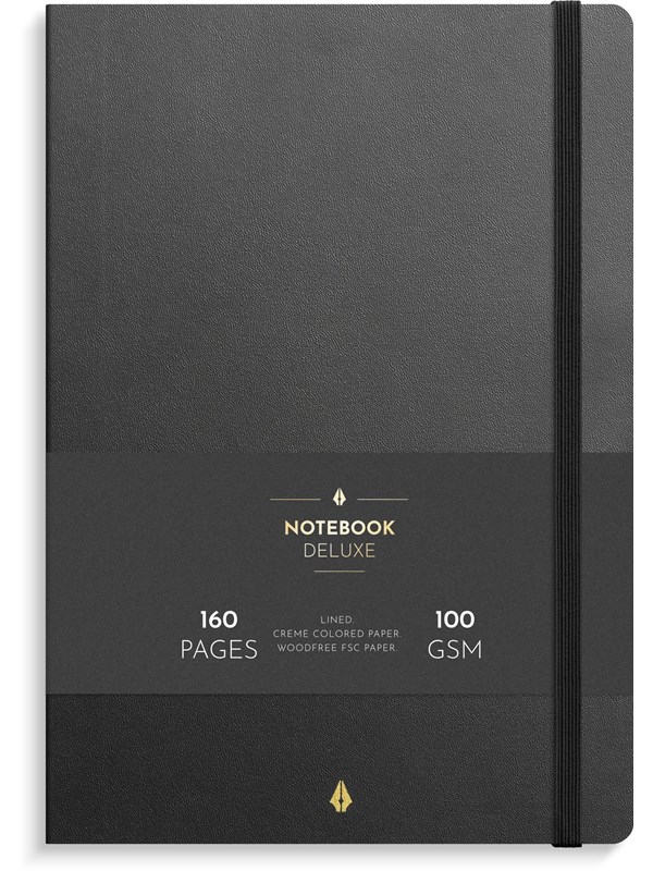 Burde Notebook Deluxe B5 black