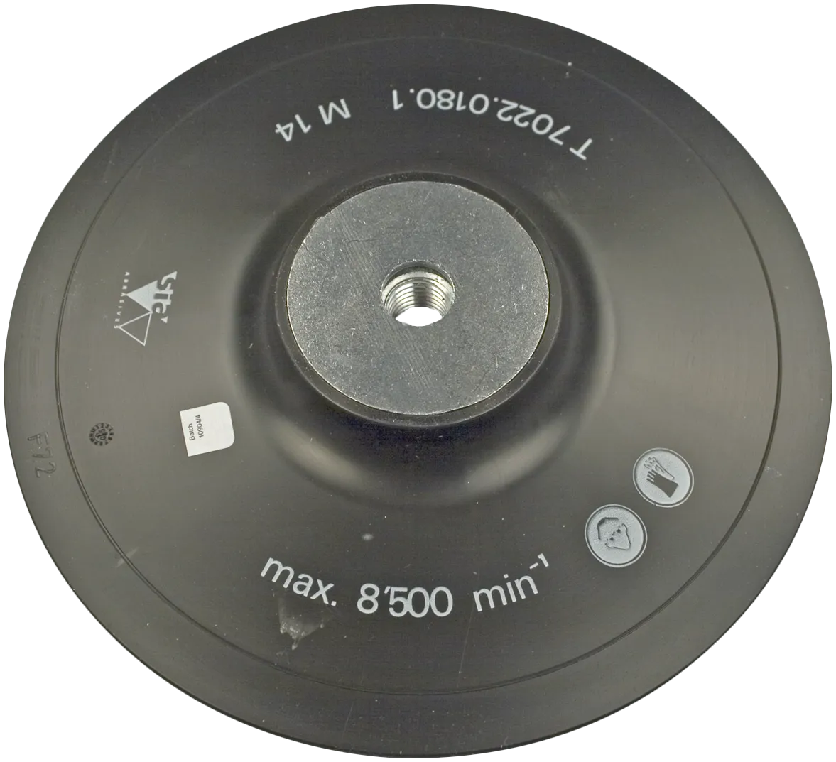 Bakplate til fiberbakke hard Ø180×M14