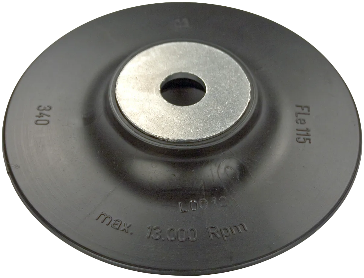 Bakplate til fiberplate hard Ø115×M14