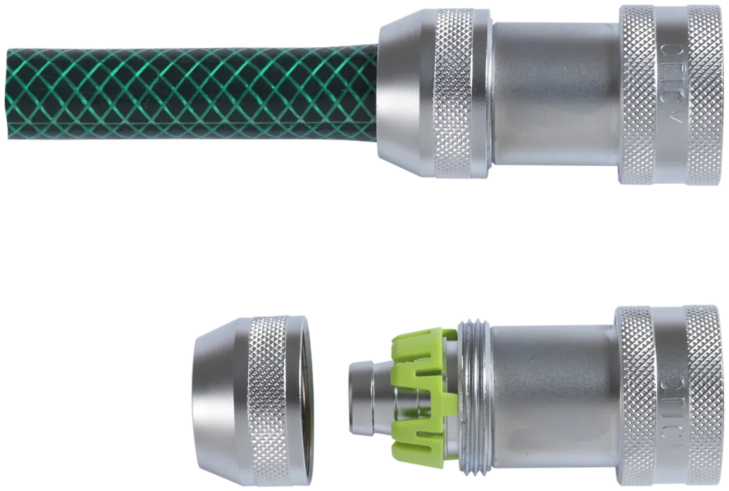 NiTo 1/2" koblingshus med skyvelås for ½"