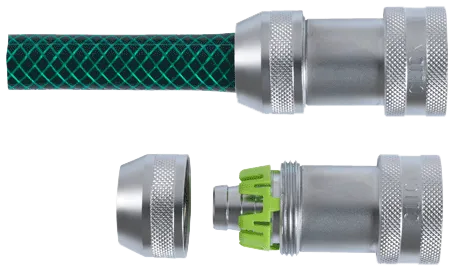 Klikk 1/2" koblingshus med 1/2" slangelås