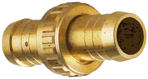 NiTo3/4" gjennomløper med dobb. 3/4" sl. spiss