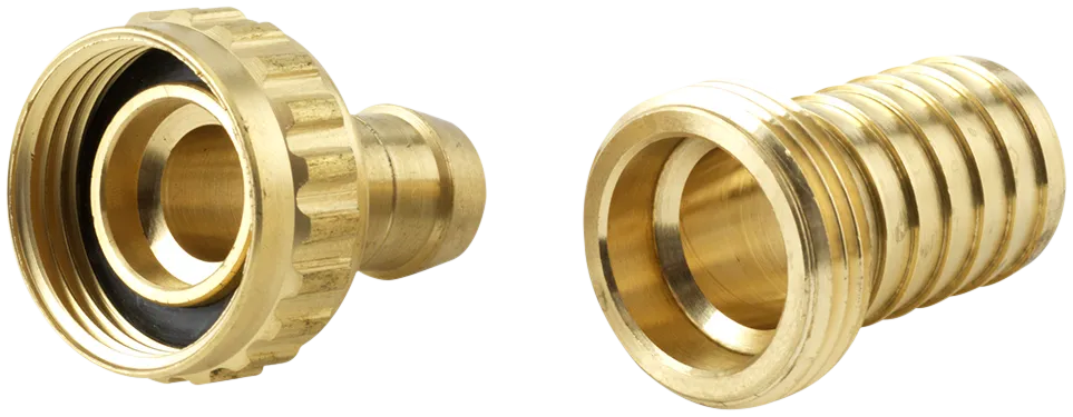 NiTo1/2" gjennomstrømning med dobb. 3/4" sl. spiss