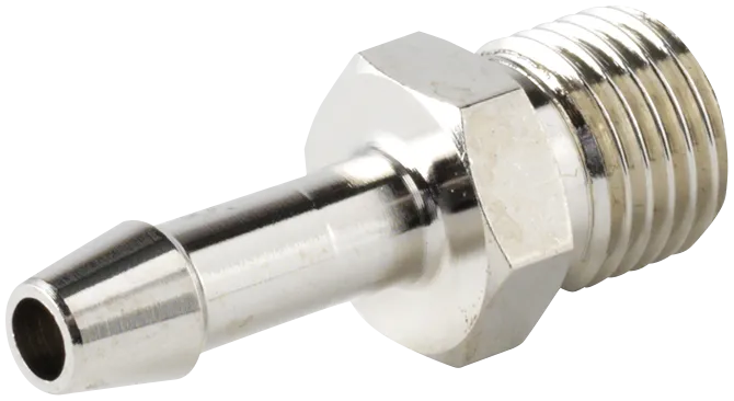 KS 1/4" slangenippel utv. RG m/6mm sl. sp