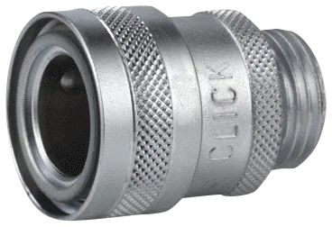 Klikk 1/2" koblingshus med 1/2" gjengenippel