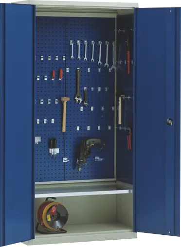 Materialskap MS-1 m/1 hylle+tavler