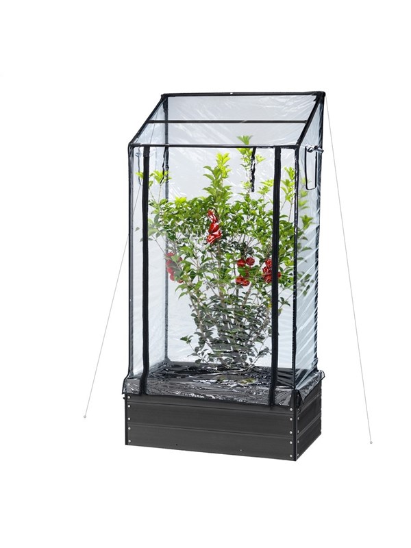 HORTUS Greenhouse tall 130/150 x 87 x 47 cm